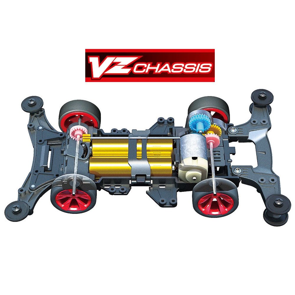 Tamiya 迷你四驅車 NEO-VQS VZ CHASSIS 組裝模型 - TwinnerModel