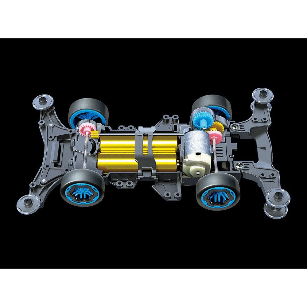 Tamiya 迷你四驅車 ELEGLITTER VZ CHASSIS 組裝模型 - TwinnerModel