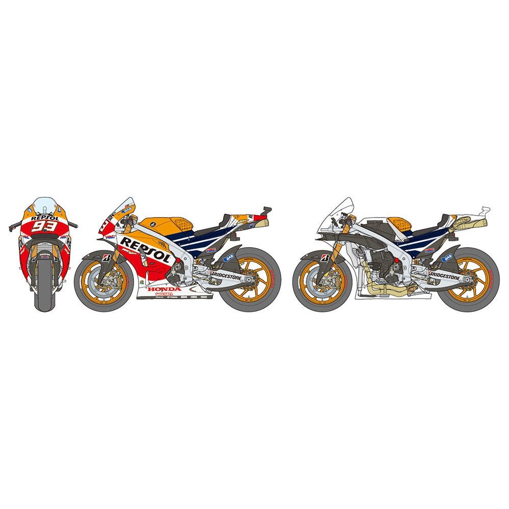 Tamiya 1/12 Motorcycle 131 REPSOL HONDA RC213V `14 組裝模型 - TwinnerModel