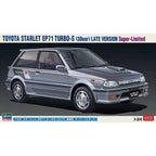 Hasegawa 1/24 LM 20473 TOYOTA STARLET EP71 TURBOS 3DOOR LATE TYPE SUPER LIMITED 組裝模型 - TwinnerModel