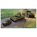 Hasegawa 1/72 MM 3 M24 CHAFFEE & M3A1 HALF TRACK & 1/4-TON 4X4 TRUCK `JGSDF/NATIONAL POLICE RESERVE` 組裝模型 - TwinnerModel
