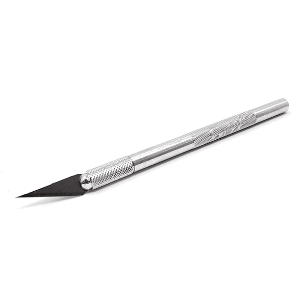 Excel Blade 16001 K1 Knife, Light Duty Round Aluminium with Safety Cap - TwinnerModel
