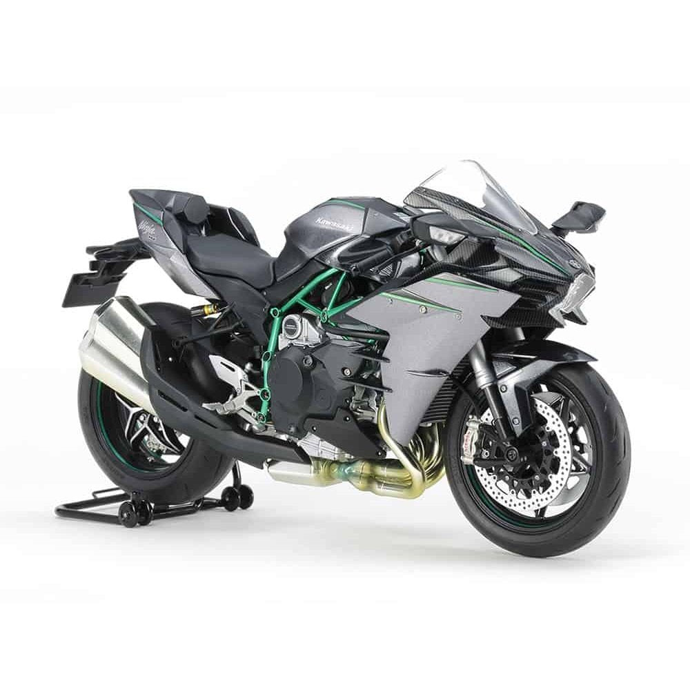 Tamiya 1/12 Motorcycle 364 Kawasaki Ninja H2 Carbon 組裝模型 - TwinnerModel