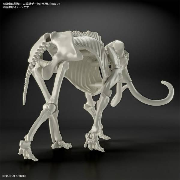 Bandai 自然探索實驗室 猛獁象長毛象 組裝模型 - TwinnerModel