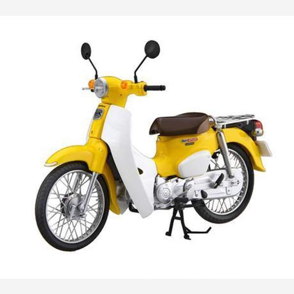 Fujimi 1/12 NEXT 01 EX-5 HONDA SUPER CUB110 PEARL FLASH YELLOW 組裝模型 - TwinnerModel