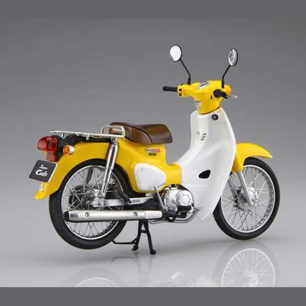 Fujimi 1/12 NEXT 01 EX-5 HONDA SUPER CUB110 PEARL FLASH YELLOW 組裝模型 - TwinnerModel