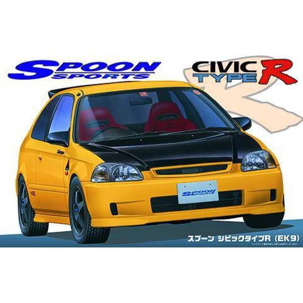 Fujimi 1/24 ID 280 SPOON CIVIC TYPE R 組裝模型 - TwinnerModel