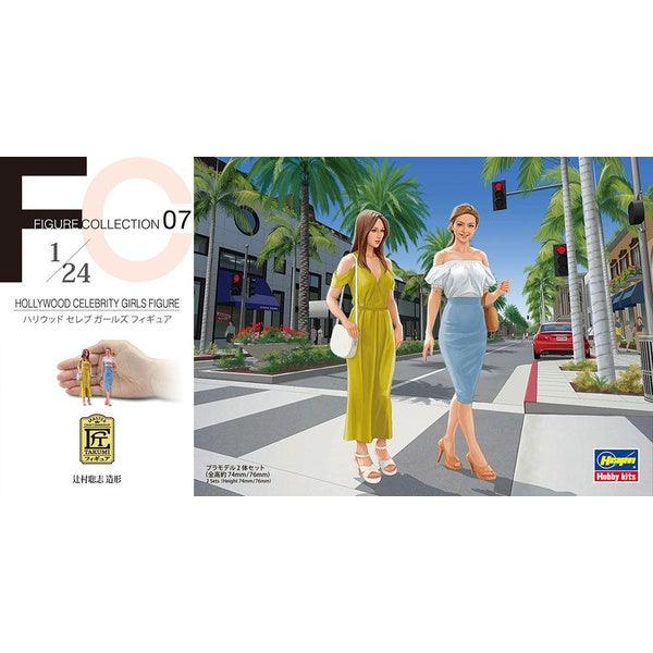 Hasegawa 1/24 FC 07 HOLLYWOOD CELEB GIRLS FIGURE 組裝模型 - TwinnerModel