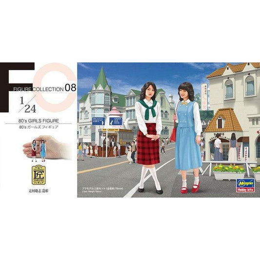 Hasegawa 1/24 FC 08 80`S GIRLS FIGURE 組裝模型 - TwinnerModel