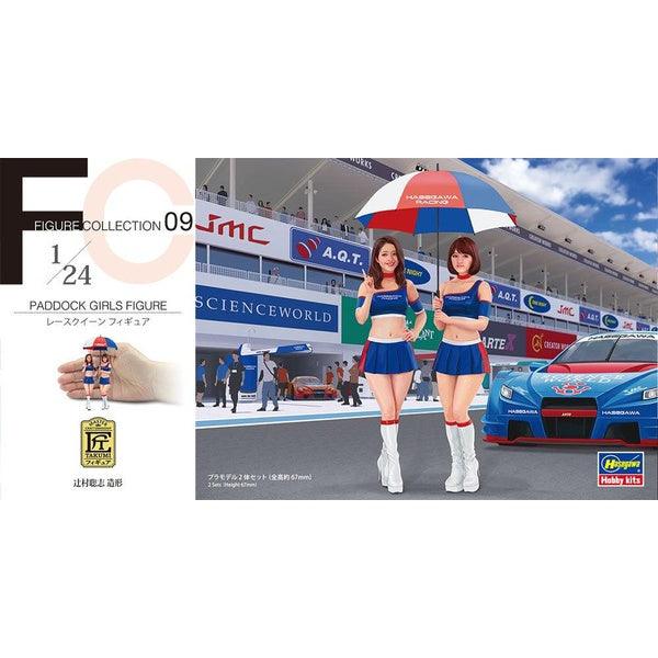 Hasegawa 1/24 FC 09 PADDOCK GIRL FIGURE 組裝模型 - TwinnerModel