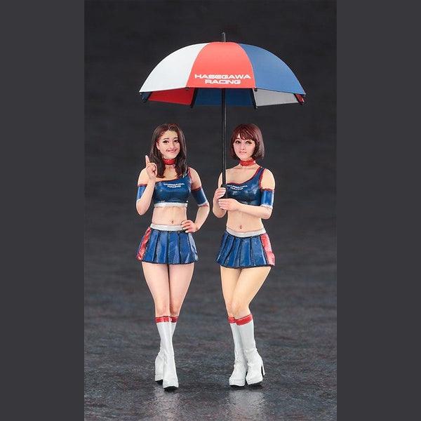 Hasegawa 1/24 FC 09 PADDOCK GIRL FIGURE 組裝模型 - TwinnerModel