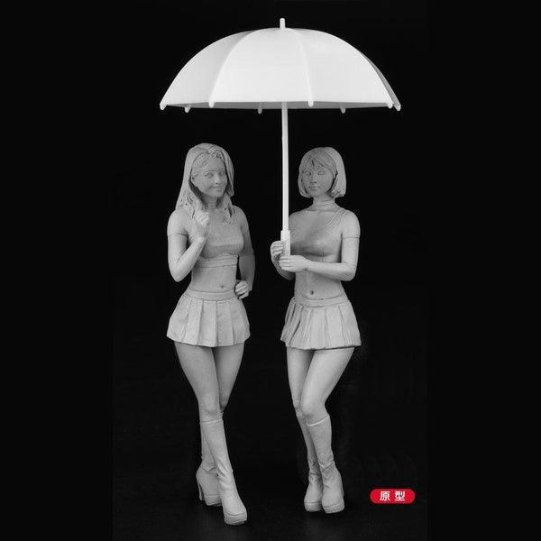 Hasegawa 1/24 FC 09 PADDOCK GIRL FIGURE 組裝模型 - TwinnerModel