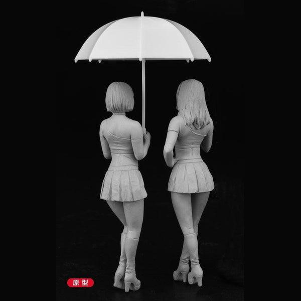 Hasegawa 1/24 FC 09 PADDOCK GIRL FIGURE 組裝模型 - TwinnerModel