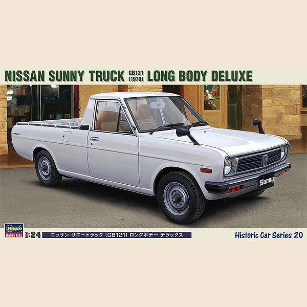 Hasegawa 1/24 HC 20 NISSAN SUNNY TRUCK GB121 LONG BODY DELUXE 組裝模型 - TwinnerModel