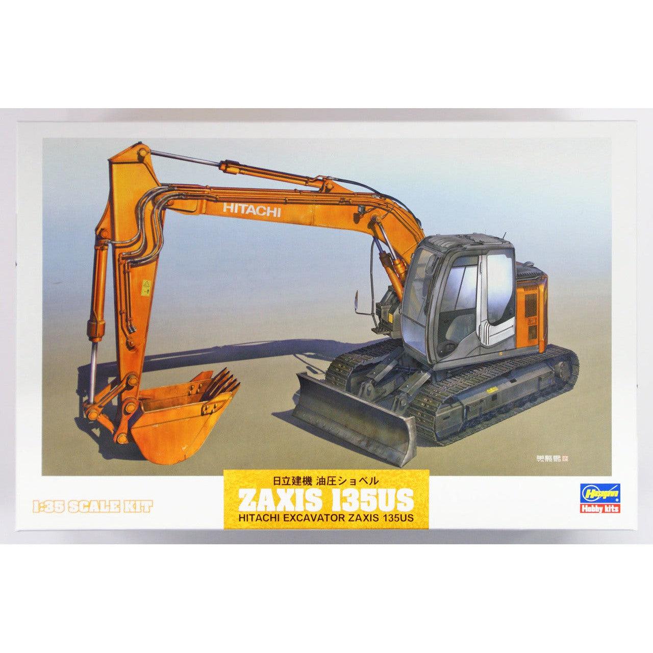 Hasegawa 1/35 WM 01 HITACHI CONSTRUCTION MACHINERY HYDRAULIC EXCAVATOR ZAXIS 135US 組裝模型 - TwinnerModel