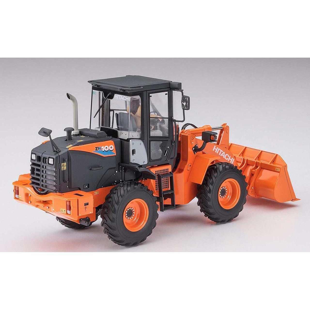 Hasegawa 1/35 WM 04 HITACHI CONSTRUCTION MACHINERY WHEEL LOADER ZW100-6 組裝模型 - TwinnerModel