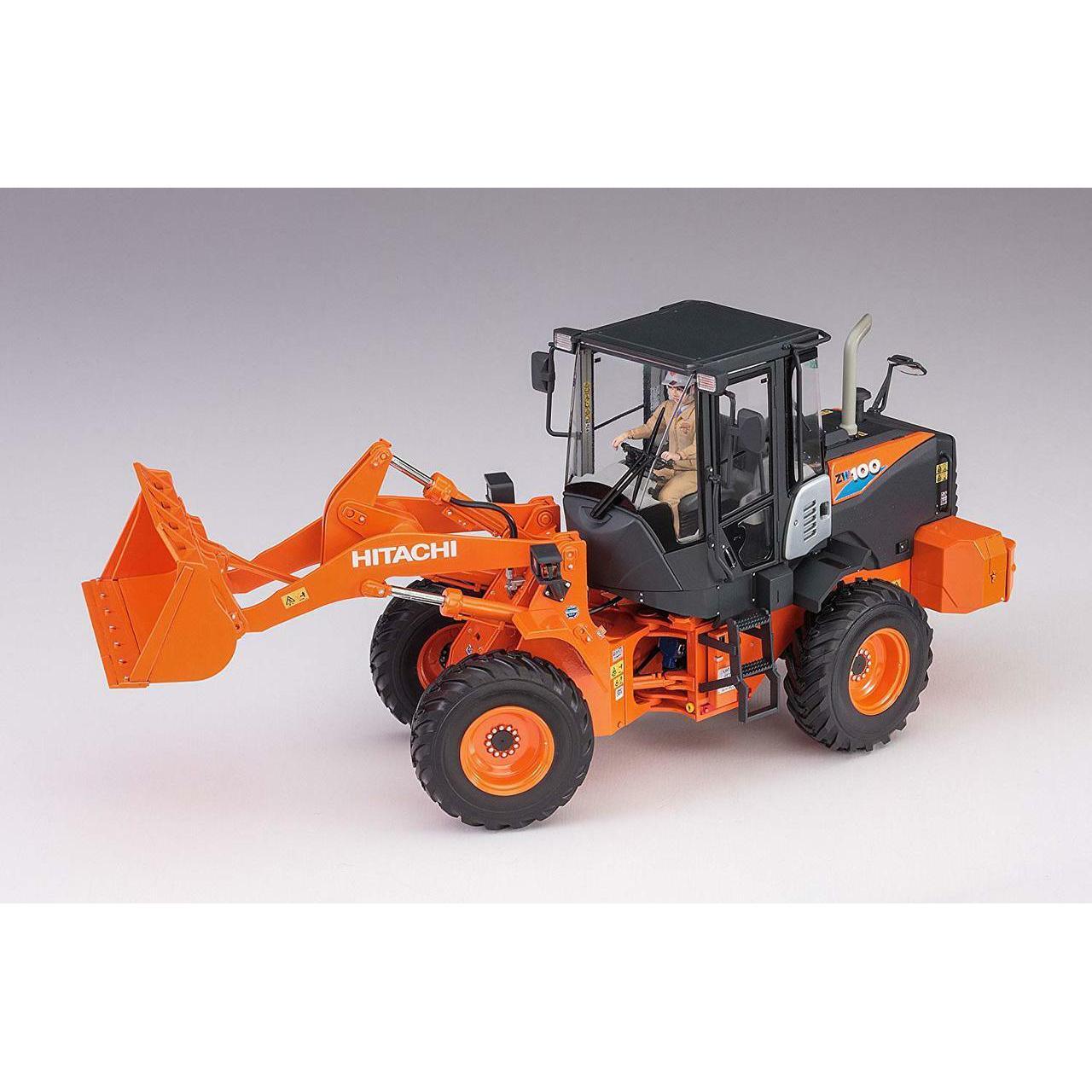 Hasegawa 1/35 WM 04 HITACHI CONSTRUCTION MACHINERY WHEEL LOADER ZW100-6 組裝模型 - TwinnerModel