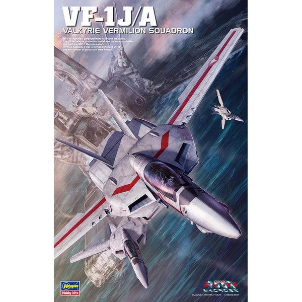 Hasegawa 1/48 超時空要塞 MC02 VF-1J/A 女武神 Vermilion小隊式樣 組裝模型 - TwinnerModel