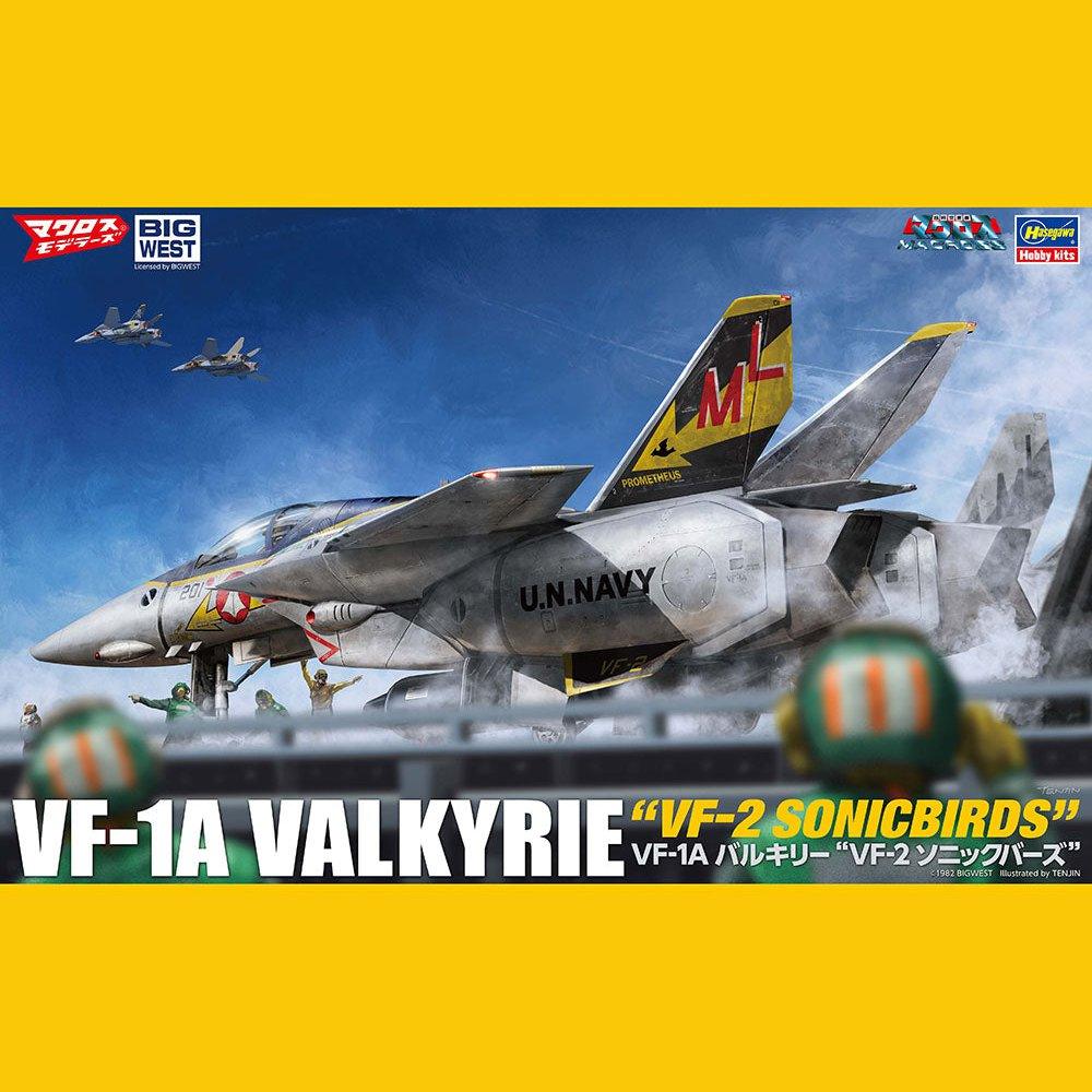 Hasegawa 1/48 超時空要塞 VF-1A VALKYRIE `VF-2 SONIC BIRDS` 組裝模型 - TwinnerModel