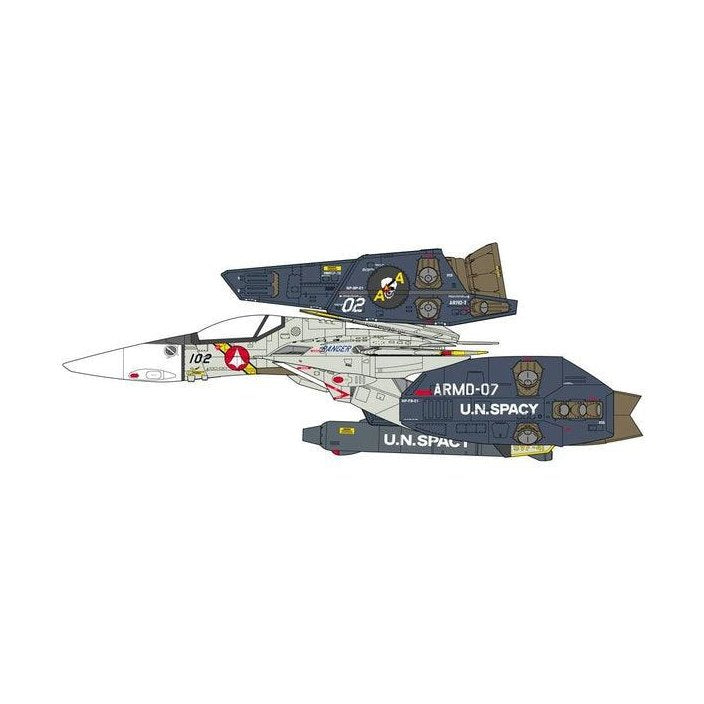 Hasegawa 1/48 超時空要塞 VF-1J SUPER/STRIKE VALKYRIE `SVF-41 BLACKACES 組裝模型 - TwinnerModel