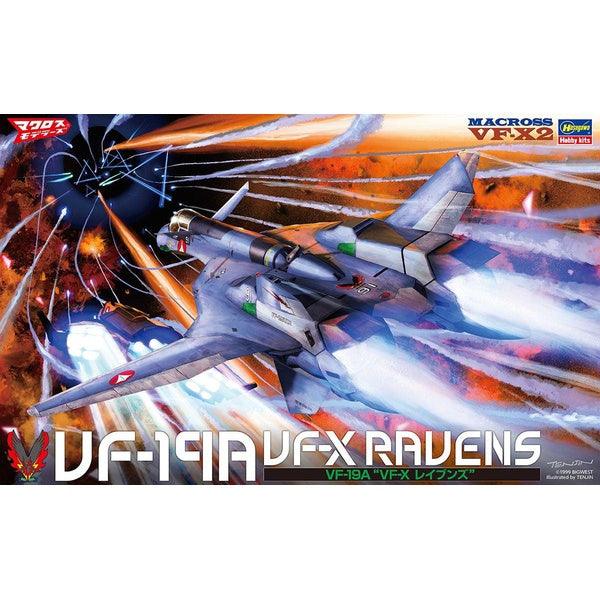 Hasegawa 1/48 超時空要塞 VF-X2 VF-19A Ravens 黑鴉中隊 組裝模型 - TwinnerModel
