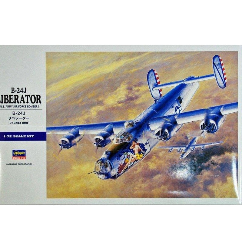 Hasegawa 1/72 AF-E 29 B-24J LIBERATOR 組裝模型 - TwinnerModel