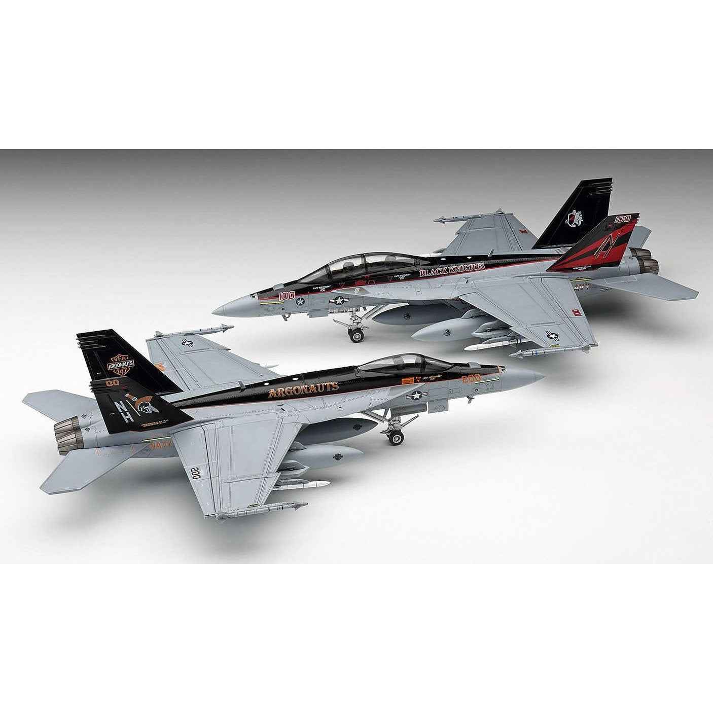 Hasegawa 1/72 AF F/A-18E/F SUPER HORNET `USS NIMITZ CVW-11 SPECIAL PACK PART1` 組裝模型 - TwinnerModel