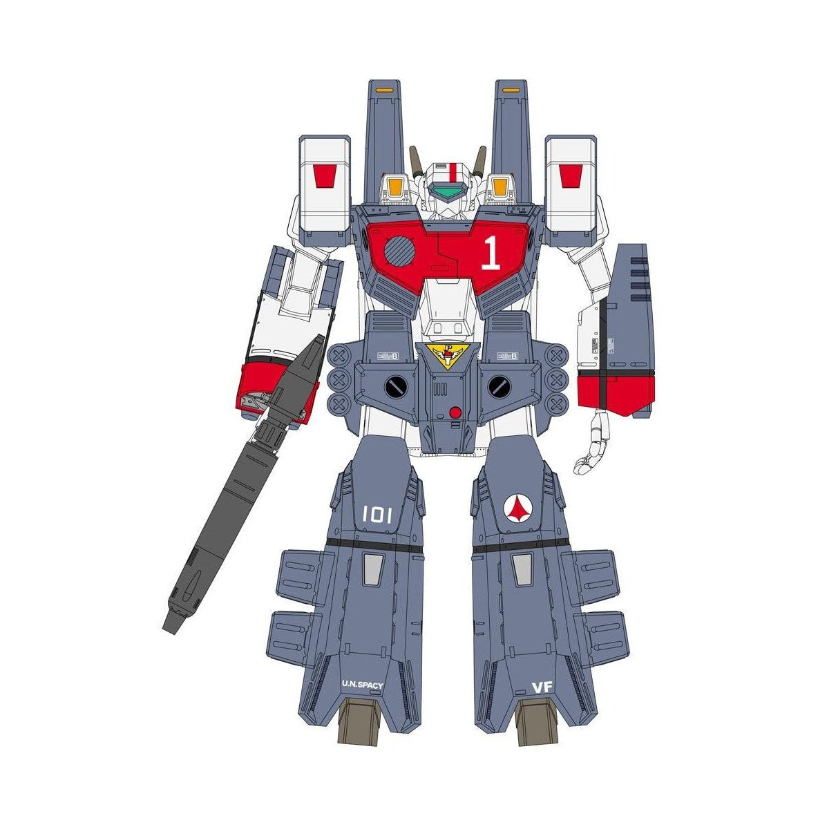 Hasegawa 超時空要塞 VF-1J ARMORED VALKYRIE 組裝模型 - TwinnerModel