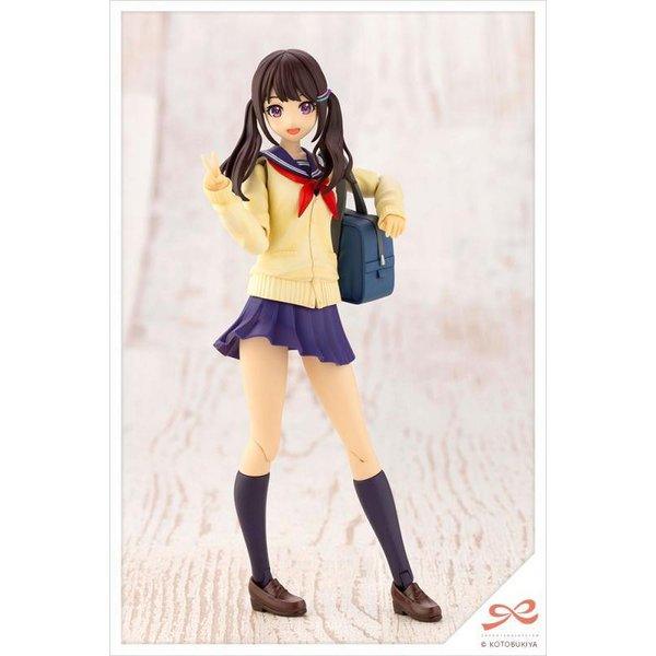 Kotobukiya 1/10 創彩少女庭園 結城圓 冬季制服 組裝模型 - TwinnerModel