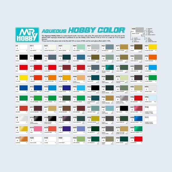 Mr Hobby AQUEOUS Model Paint/Primer/Surfacer - Please Select - 千里達模型 ...