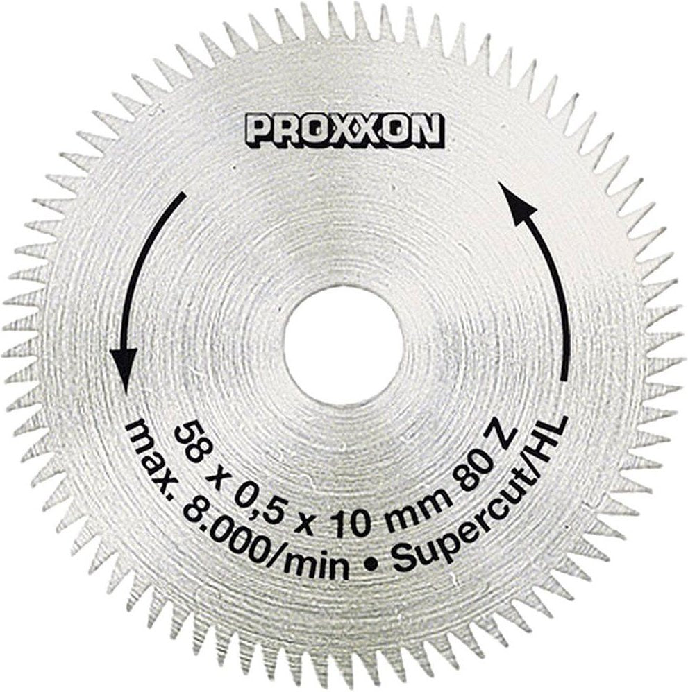 PROXXON 28014 Crosscut blade "super-cut", 58 mm diameter 80 teeth - TwinnerModel