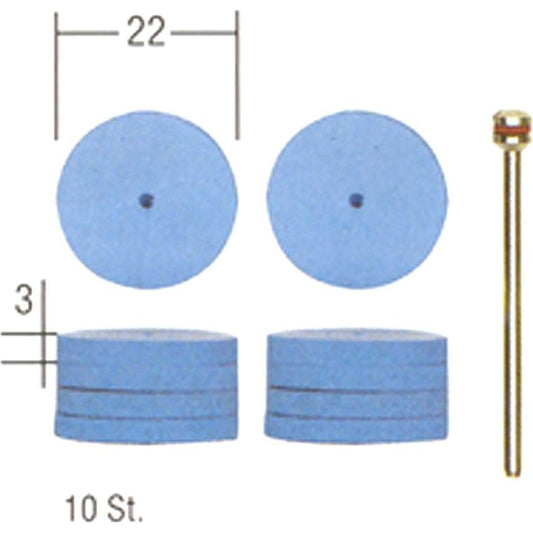 Pre-Order - PROXXON 28294 Flexible polishing discs for fine polishing, 10 pcs. 22 mm - TwinnerModel