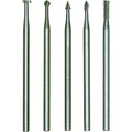 PROXXON 28710 Tungsten vanadium milling bits, 5 pcs., different shapes - TwinnerModel