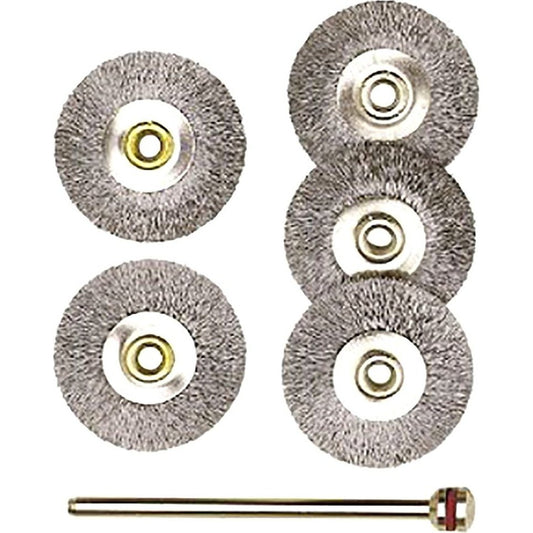 PROXXON 28952 Carbon steel wheel brushes, 5 pcs - TwinnerModel