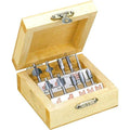 PROXXON 29020 10-piece HSS wood router cutter set - TwinnerModel
