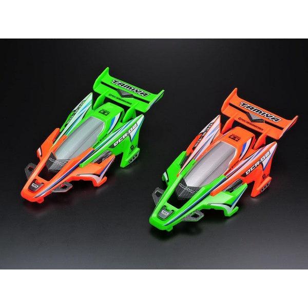Tamiya 迷你四驅車 DCR-02 FLUORESCENT GREEN SPECIAL MA CHASSIS 組裝模型 - TwinnerModel