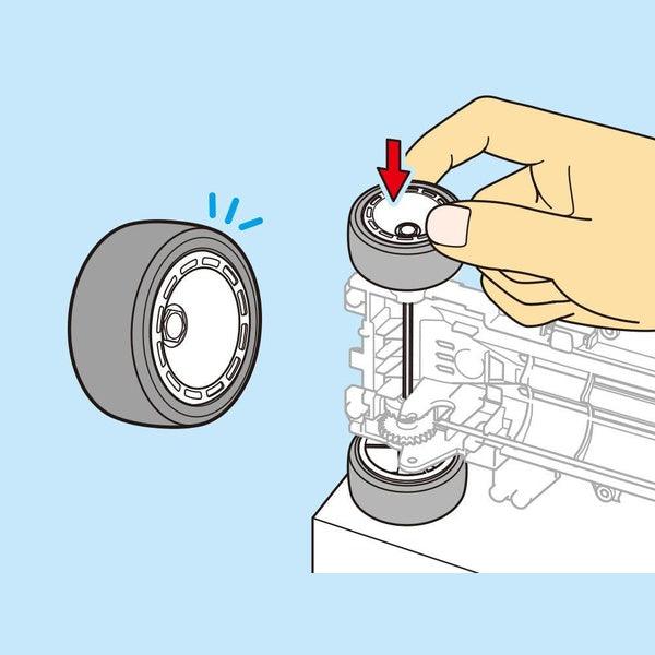 Tamiya 1/32 Laser Mini 4WD LORD SPIRIT VZ CHASSIS 組裝模型 - TwinnerModel