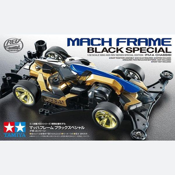 Tamiya 迷你四驅車 MACH FRAME BLACK SPECIAL FM-A CHASSIS 組裝模型 - TwinnerModel