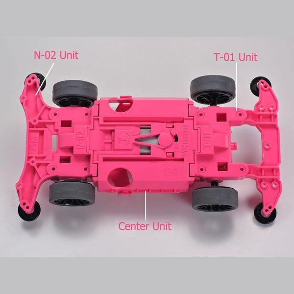 Tamiya 迷你四驅車 RAIKIRI PINK SPECIAL PC BODY/MS CHASSIS 組裝模型 - TwinnerModel