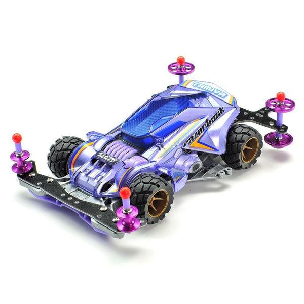Tamiya 迷你四驅車 RAZOR BACK CLEAR VIOLET SPECIAL FM-A CHASSIS 組裝模型 - TwinnerModel