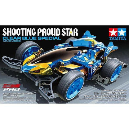 Tamiya 迷你四驅車 SHOOTING PROUD STAR CLEAR BLUE SPECIAL MA CHASSIS 組裝模型 - TwinnerModel
