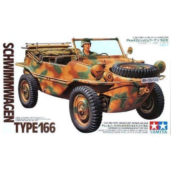 Tamiya 1/35 MM 224 GERMAN VW SCHWIMMWAGEN TYPE 166 組裝模型 - TwinnerModel