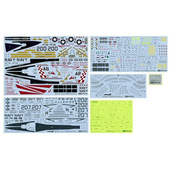 Tamiya 1/48 AF 61122 GRUMMAN F14A TOMCAT LATE MODEL CARRIER LAUNCH SET 組裝模型 - TwinnerModel