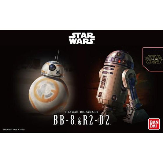 Bandai Star Wars BB-8 & R2-D2 組裝模型 - TwinnerModel