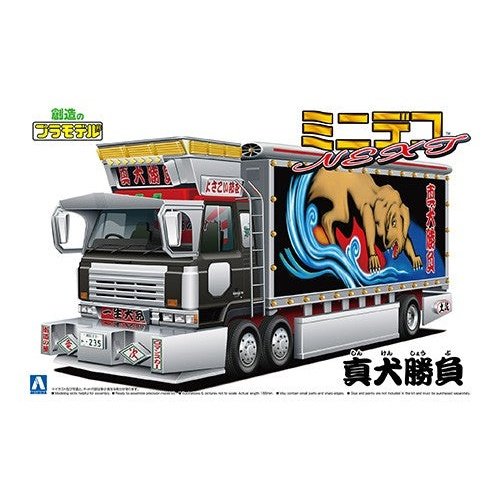 Aoshima 1/64 迷你爆卡NEXT 04 真犬勝負（大型冷凍車） 組裝模型 - TwinnerModel