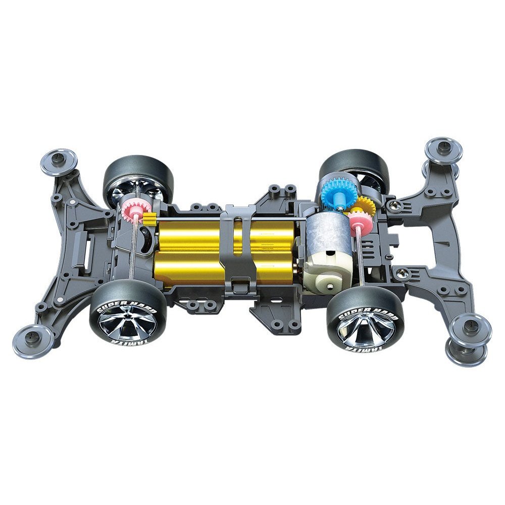 Tamiya 迷你四驅車 DUAL RIDGE JR. VZ CHASSIS 組裝模型 - TwinnerModel