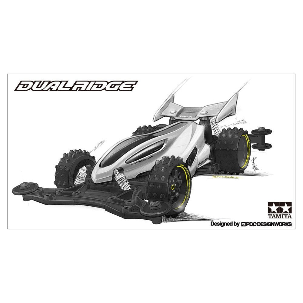 Tamiya 迷你四驅車 DUAL RIDGE JR. VZ CHASSIS 組裝模型 - TwinnerModel