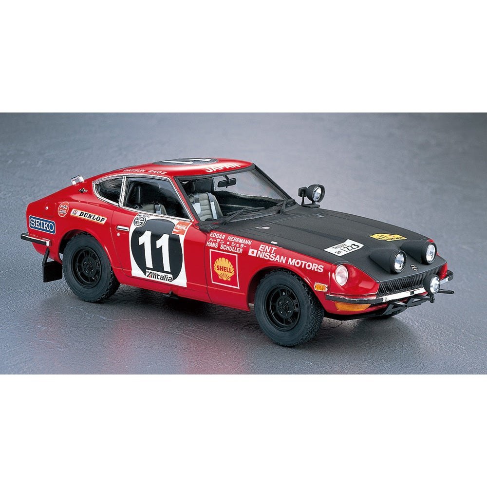 Hasegawa 1/24 LM 21148 DATSUN 240Z `1971 SAFARI RALLY WINNER` 組裝模型 - TwinnerModel